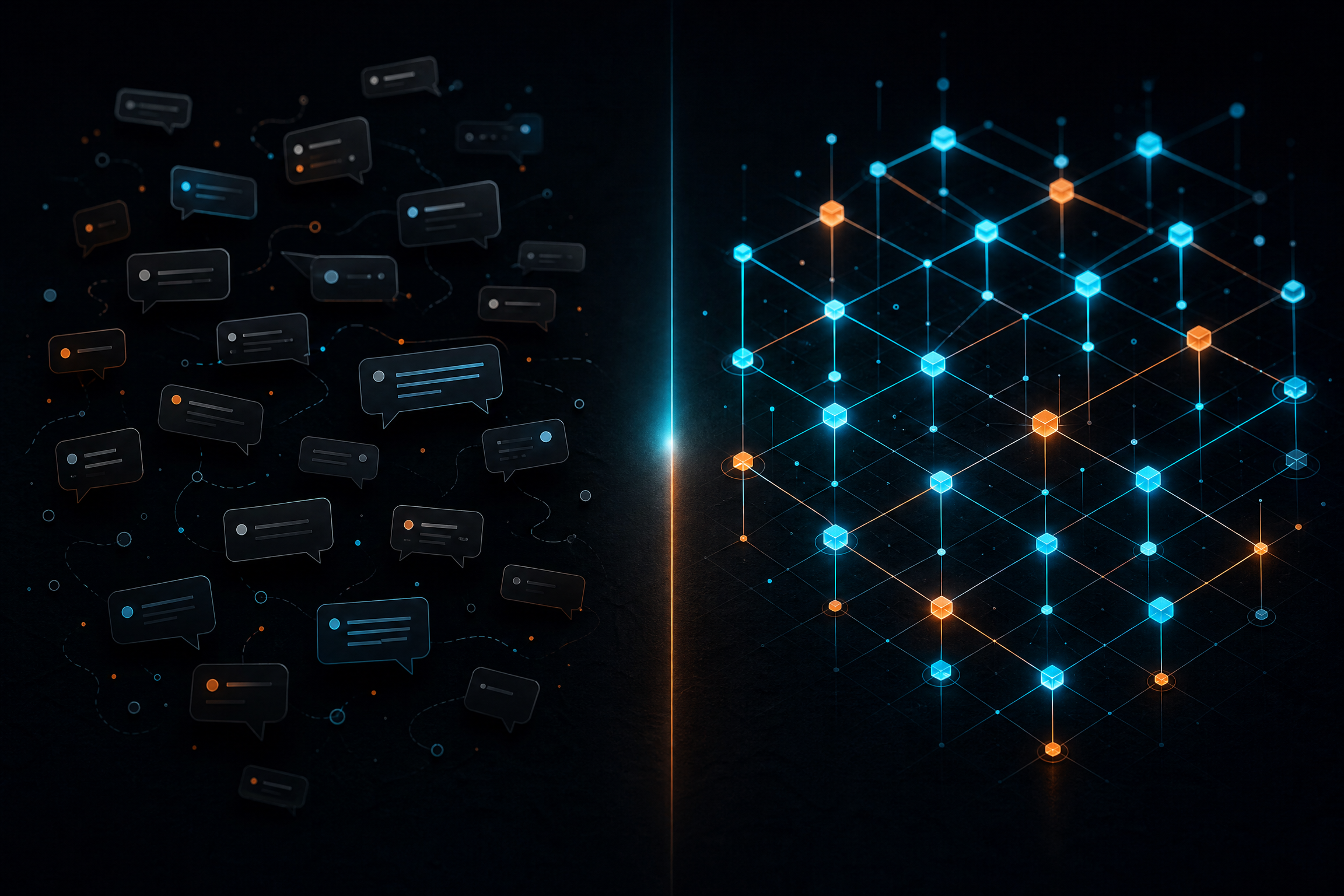 Technical visualization of a Contextual Mesh